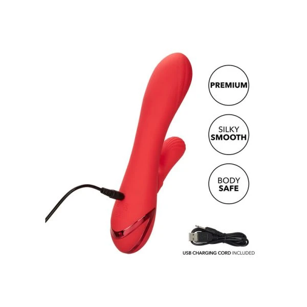 Calexotics Rabbit-Vibrator Palisades Passion ROOD met clitorisstimulator