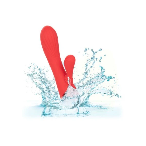 Calexotics Rabbit-Vibrator Palisades Passion ROOD met clitorisstimulator