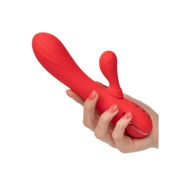 Calexotics Rabbit-Vibrator Palisades Passion ROOD met clitorisstimulator