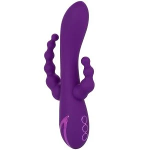 Calexotics Dreifach-Vibrator Long Beach Bootylicious lila