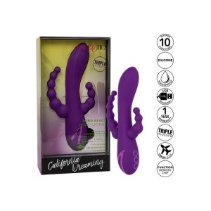 Calexotics Drievoudige Vibrator Long Beach Bootylicious paars Calexotics Drievoudige Vibrator Long Beach Bootylicious paars - Afbeelding 5