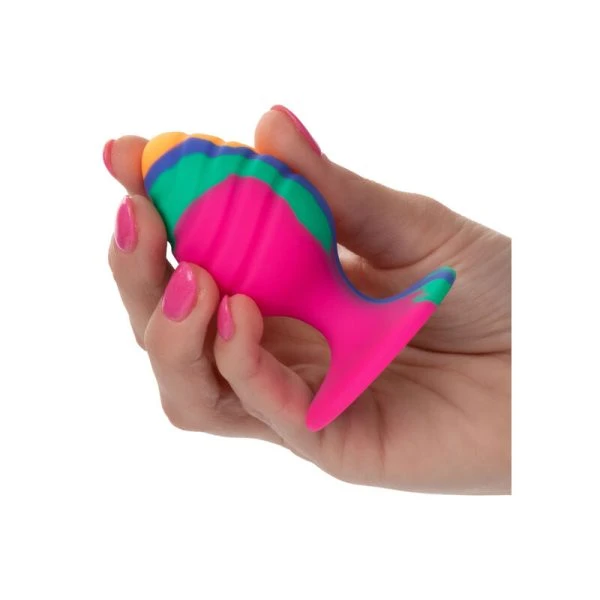 Calexotics Anaalplug Cheeky Medium Tie Dye met zuignapbasis