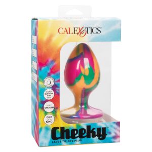 Calexotics Anaalplug Cheeky Medium Tie Dye met Batik-ontwerp, Siliconen Calexotics Anaalplug Cheeky Medium Tie Dye met Batik-ontwerp, Siliconen - Afbeelding 2