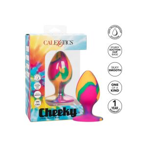 Calexotics Anaalplug Cheeky Medium Tie Dye met Batik-ontwerp, Siliconen Calexotics Anaalplug Cheeky Medium Tie Dye met Batik-ontwerp, Siliconen - Afbeelding 5