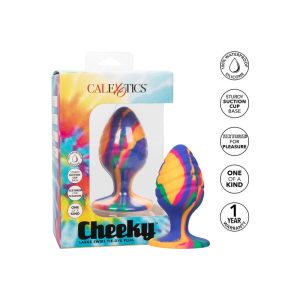 Calexotics Analplug Cheeky Largue Swirl mit Saugnapfbasis, Batik-Design Calexotics Analplug Cheeky Largue Swirl mit Saugnapfbasis, Batik-Design – Bild 3