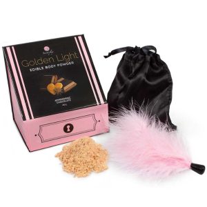 Secretplay 100% Games Golden Light Kit eetbaar afrodisiacumpoeder met veer Secretplay 100% Games Golden Light Kit eetbaar afrodisiacumpoeder met veer - Afbeelding 1