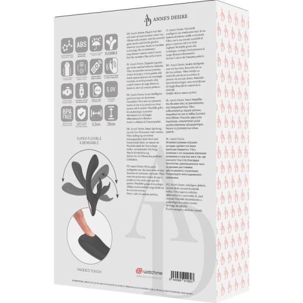 Anne´s Desire Rabbit-Vibrator Watchme met afstandsbediening, zwart/goud Anne´s Desire Rabbit-Vibrator Watchme met afstandsbediening, zwart/goud