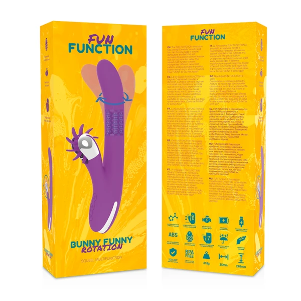 FUN Function Bunny Funny Rotation 2.0 Perlenvibrator mit Rotations- und Oszillationsmodi