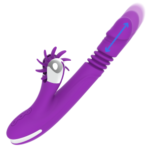 FUN Function Bunny Funny UP & Down 2.0 Clitorisstimulator met Op-en-Neer-Beweging, 24 cm FUN Function Bunny Funny UP & Down 2.0 Clitorisstimulator met Op-en-Neer-Beweging, 24 cm - Afbeelding 2