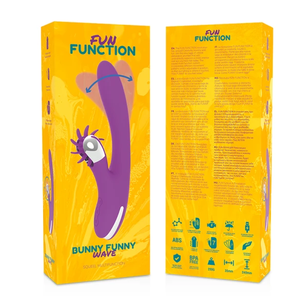 FUN Function Bunny Funny Wave 2.0 Parelvibrator 24 cm