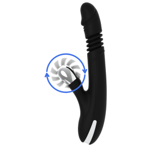 Black&silver Bunny Reed UP & Down Vibe Perlenvibrator, 24 cm Black&silver Bunny Reed UP & Down Vibe Perlenvibrator, 24 cm – Bild 3