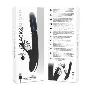 Black&silver Bunny Reed UP & Down Vibe Perlenvibrator, 24 cm Black&silver Bunny Reed UP & Down Vibe Perlenvibrator, 24 cm – Bild 8