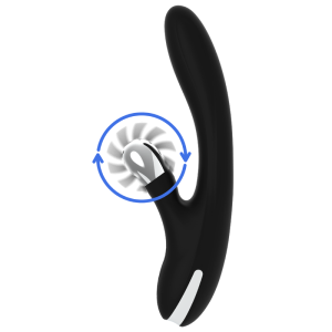 Black&silver Bunny Grimm Wave Funktion Parelvibrator 24 cm Black&silver Bunny Grimm Wave Funktion Parelvibrator 24 cm - Afbeelding 3