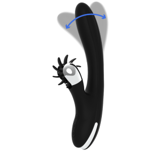 Black&silver Bunny Grimm Wave Funktion Parelvibrator 24 cm Black&silver Bunny Grimm Wave Funktion Parelvibrator 24 cm - Afbeelding 2
