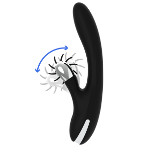 Black&silver Bunny Grimm Wave Funktion Parelvibrator 24 cm Black&silver Bunny Grimm Wave Funktion Parelvibrator 24 cm - Afbeelding 4