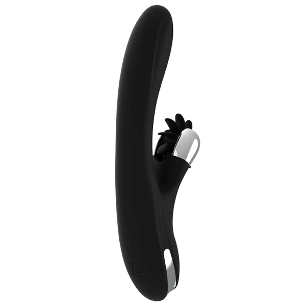 Black&silver Bunny Grimm Wave Funktion Parelvibrator 24 cm