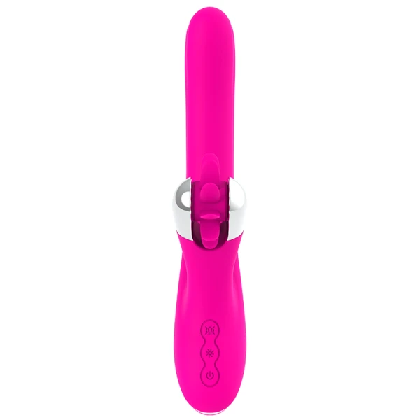 Diversia Hschen Rotation 24 CM Parelvibrator met Clitorisstimulator Diversia Hschen Rotation 24 CM Parelvibrator met Clitorisstimulator