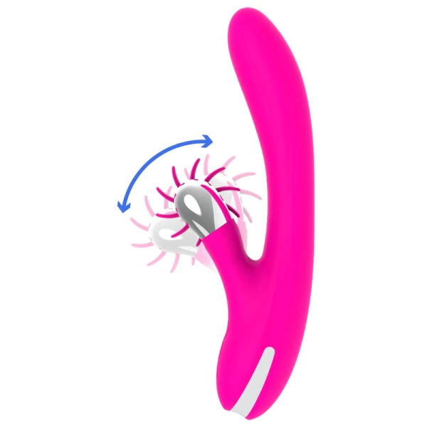 Diversia Haschen Vibrator met Parels 24 cm, Silicone