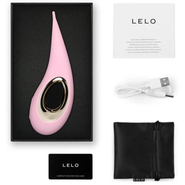 Lelo DOT Klitorisstimulator mit Infinite-Loop-Technologie, rosa