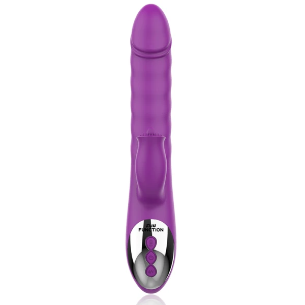 FUN Function Zenda Thruster & Rotation Parelvibrator met stootfunctie, 24,5 cm