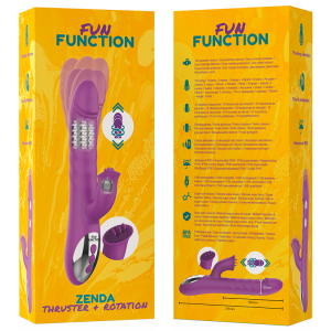 FUN Function Zenda Thruster & Rotation Parelvibrator met stootfunctie, 24,5 cm FUN Function Zenda Thruster & Rotation Parelvibrator met stootfunctie, 24,5 cm - Afbeelding 9