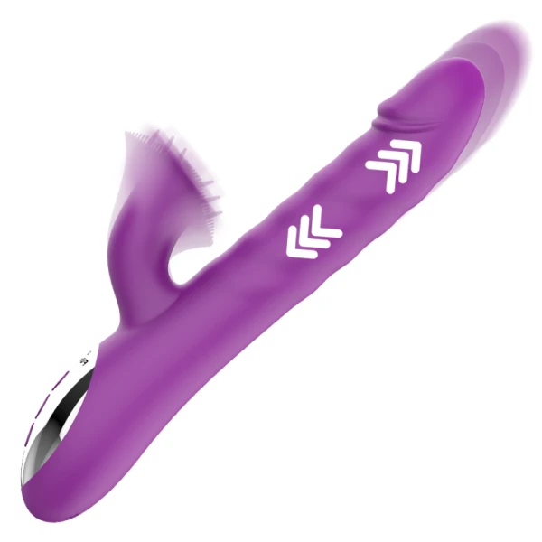 FUN Function Zenda Thruster & Rotation Parelvibrator met stootfunctie, 24,5 cm