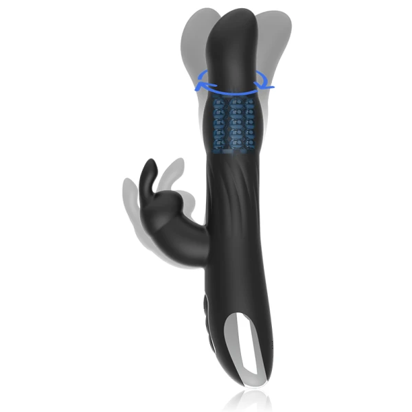 Brilly Glam Moebius Rabbit-Vibrator met Rotator en Watchme-afstandsbediening