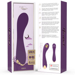 Treasure Hansel G-Punt-Vibrator met Watchme-afstandsbediening, 17,5 cm Treasure Hansel G-Punt-Vibrator met Watchme-afstandsbediening, 17,5 cm - Afbeelding 2
