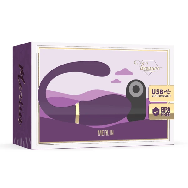 Treasure Merlin Double Couple Vibrator met afstandsbediening, dubbele vibrator