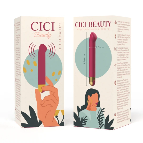 CICI Beauty Siliconen Clitoris Stimulator klein en waterdicht