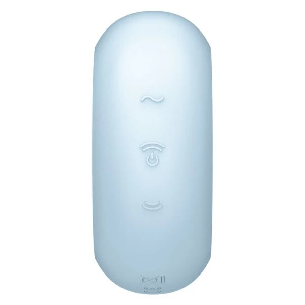 Satisfyer Pro To Go 3 Dubbele luchtdrukstimulator en vibrator blauw