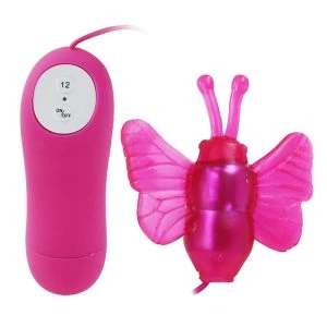 Baile Stimulating Cute Secret Butterfly Stimulator Vibrator lila