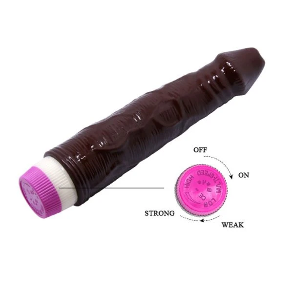 Baile Vibrators Naturvibrator Wellen des Vergnügens 23 cm bruin