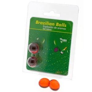 Taloka 2 Braziliaanse balletjes Intiem-gel Aardbei & Champagne