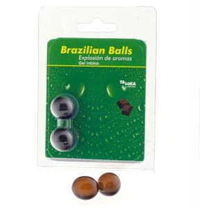Taloka Braziliaanse balletjes Intiem-gel met chocoladegeur