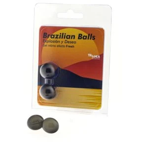 Taloka 2 Braziliaanse bollen met opwindende gel en frisheidseffect