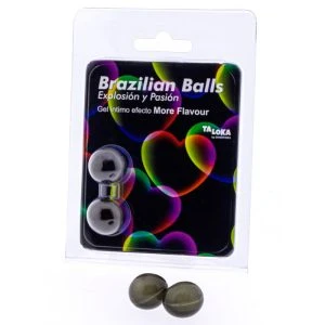 Taloka 2 Braziliaanse balletjes met opwindend gel- en smaakeffect