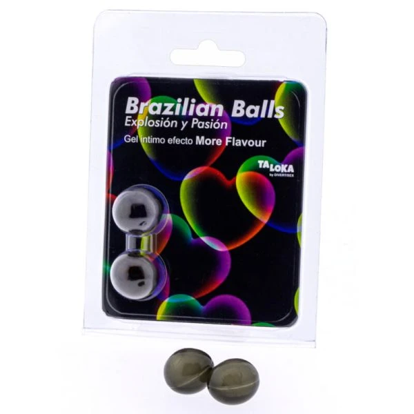 Taloka 2 Braziliaanse balletjes met opwindend gel- en smaakeffect