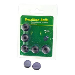 Taloka 5 Braziliaanse balletjes Intiemgel met bessengeur Taloka 5 Braziliaanse balletjes Intiemgel met bessengeur - Afbeelding 1