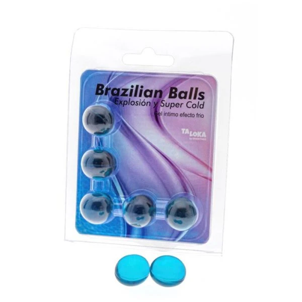 Taloka 5 Braziliaanse balletjes met gel en koude-effect