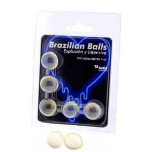 Taloka Braziliaanse Massageballen met Gel, Koude- en Vibratie-effect