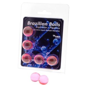 Taloka Braziliaanse bollen met gel en vibratie-effect Taloka Braziliaanse bollen met gel en vibratie-effect - Afbeelding 1