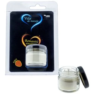 Taloka Aardbei-Massagekaars met Kokosolie en Sheaboter, 30 ml
