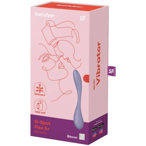 Satisfyer Vibrator G-Spot Flex 5 Multi Vibrator paars