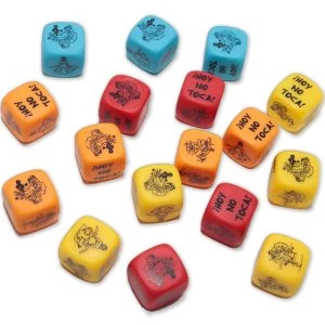 Diablo Picante dobbelspel van houdingen, fluorescerend