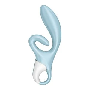 Satisfyer Vibrator Touch Me Rabbit Vibrator met Clitorisstimulator, Blauw