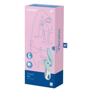 Satisfyer Vibrator Touch Me Rabbit Vibrator mit Klitorisreizer, Blau Satisfyer Vibrator Touch Me Rabbit Vibrator mit Klitorisreizer, Blau – Bild 5