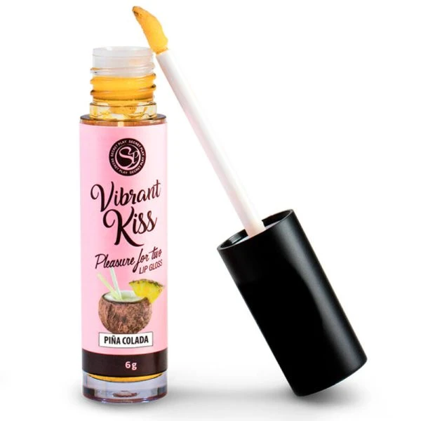 Secretplay Cosmetic Lipgloss Vibrant Kiss met vibratie-effect Pina Colada