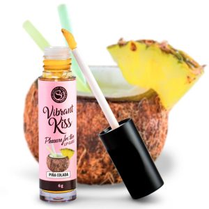 Secretplay Cosmetic Lipgloss Vibrant Kiss met vibratie-effect Pina Colada Secretplay Cosmetic Lipgloss Vibrant Kiss met vibratie-effect Pina Colada - Afbeelding 2