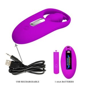Remote Control Pretty Love Wild Rabbit Stimulator voor Slipje met Afstandsbediening Lila Remote Control Pretty Love Wild Rabbit Stimulator voor Slipje met Afstandsbediening Lila - Afbeelding 4